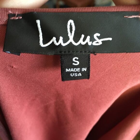 Lulu strappy rose sleeveless crop S top - Picture 4 of 4